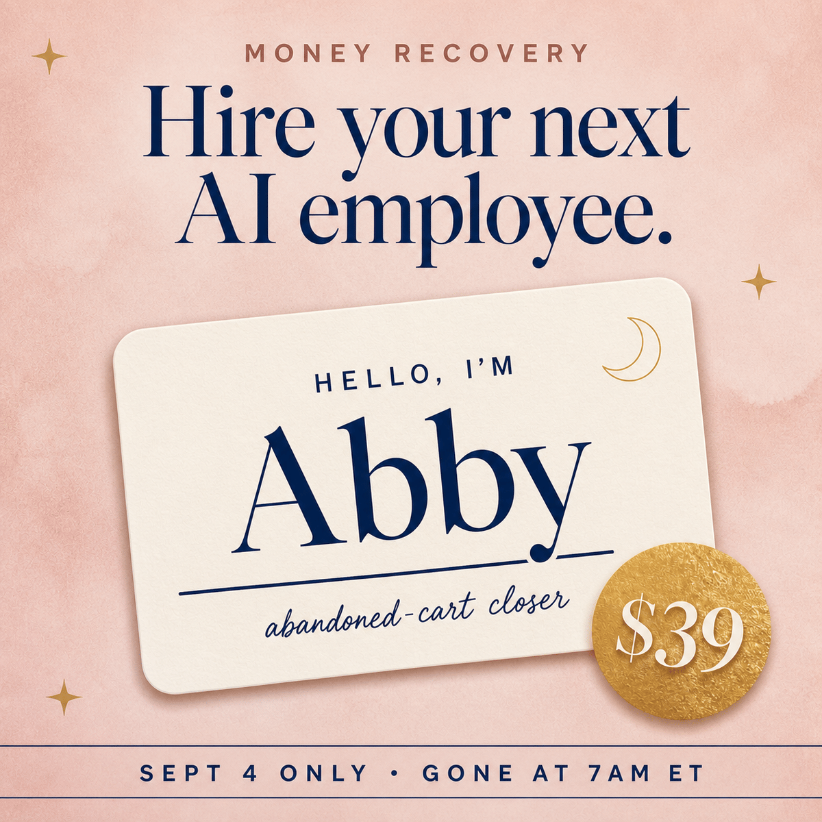 Abby — abandoned-cart closer